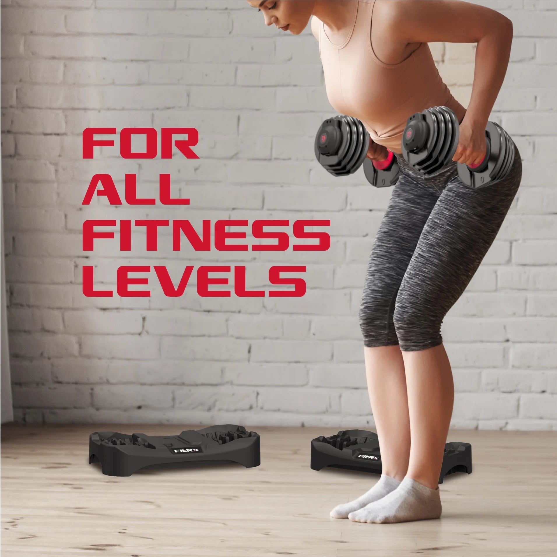 Adjustable Dumbbells 2-Pack, 25Lb Smartbell Dumbbell Set with 9-In-1 Quick-Select Weights, 2.5Lb Increments for Home Gym