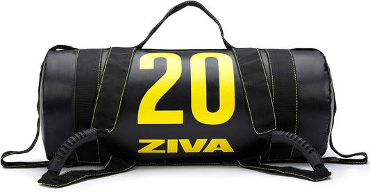 Pre-Weighted Power Core Sandbag for Fitness- Heavy Duty Commercial Grade PVC Exercise Sandbags with New Non-Slip Handles - Multiple Sizes Colors - for Home Gym Weight Training Workout
